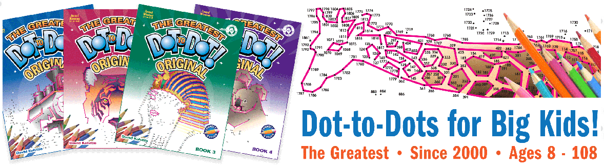 Solve and Color our Greatest Dot-to-Dot Books