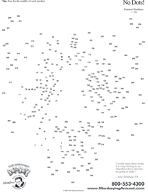 Monkeying Around Connect The Dot Puzzles Free Printable Samples